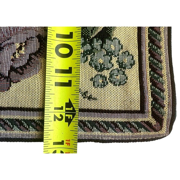 2 Tapestry Place Mats Purple Rose Cottagecore Bistro Style Flowers 19x13” - Picture 9 of 9